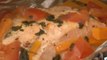 Cuisine : Recette de papillote de saumon aux petits légumes