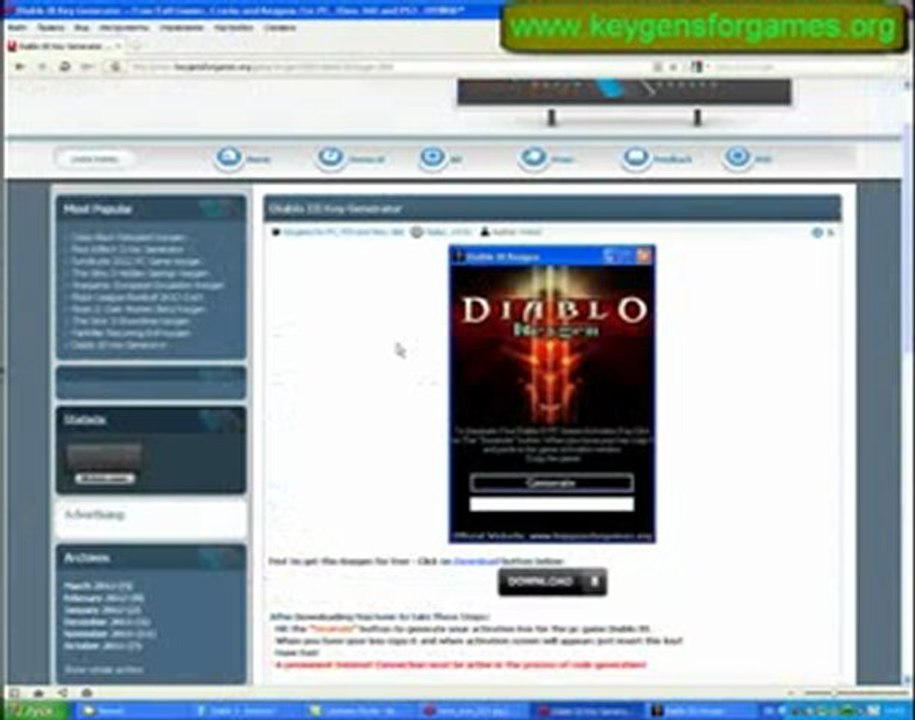 BestDiablo 3 Keygen Crack *FREE Download*