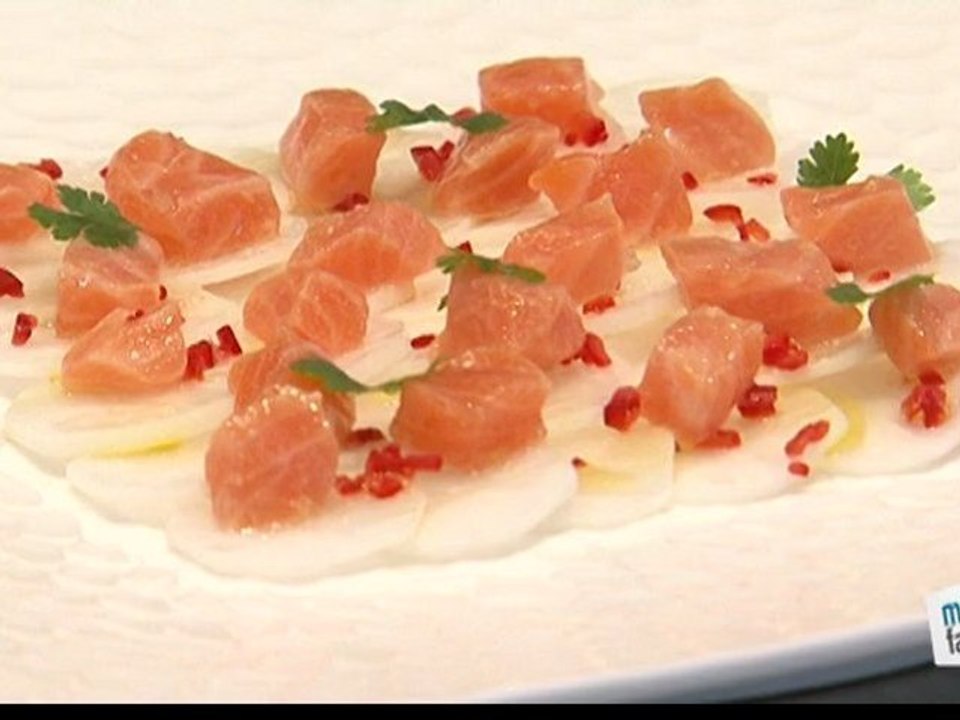 Cuisine : Recette de carpaccio de radis blanc