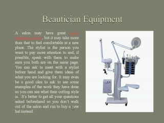 Getting your summer style ready with Beautician Equipment