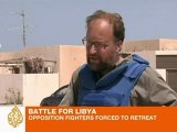 James Bays describes the rebel retreat from Bin Jawad