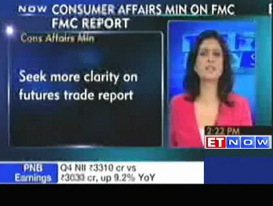 Consumer Affairs Min seeks more clarity on FMC report