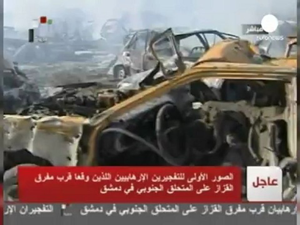 Explosions rock Damascus