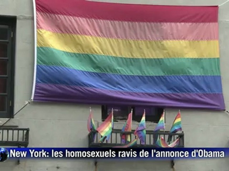A New York, les homosexuels applaudissent l'annonce d'Obama