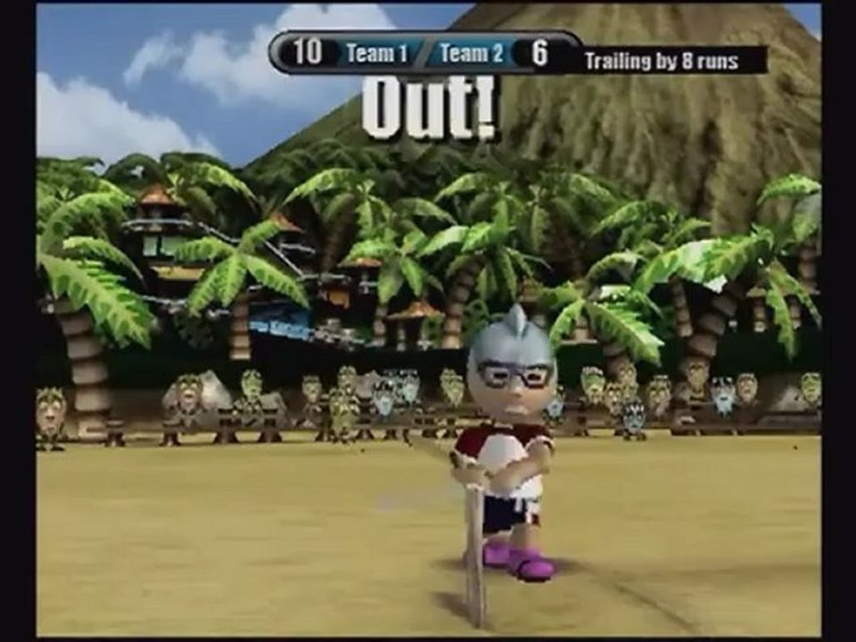 Big Beach Sports - Game footage - Cricket