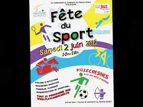 Préparation Flash mob - fête du sport - Villecresnes - 2 juin 2012