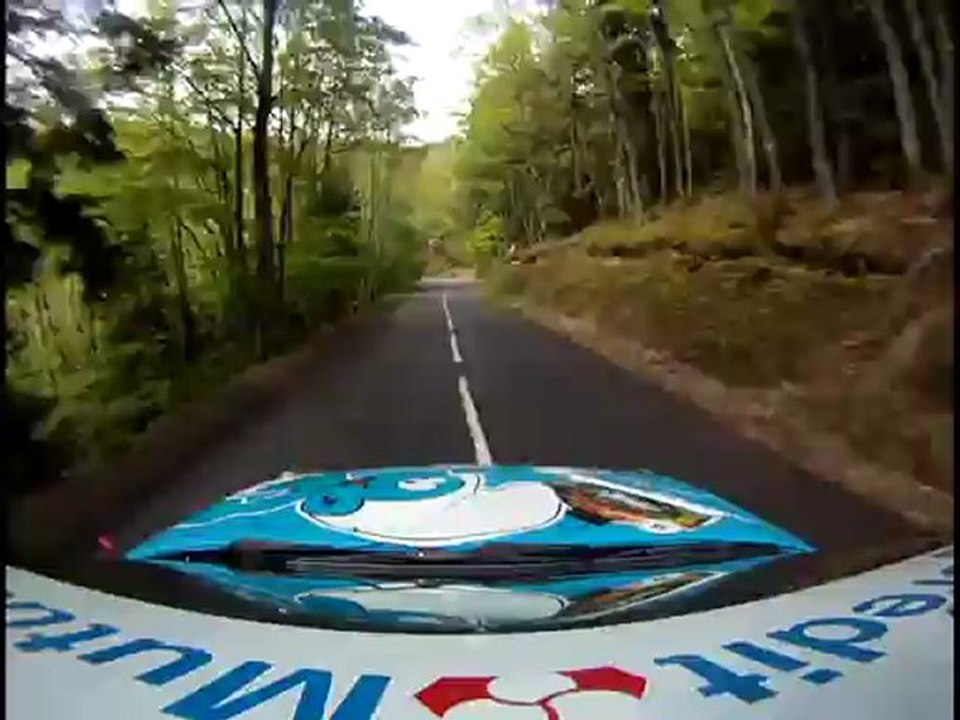 Caméra embarquée équipage KREYER-PFEMMERT rallye plaine et cimes 2012 ES 2