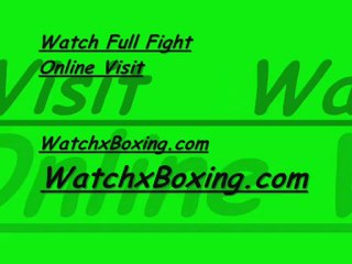 Today Live Boxing Fights On 11 May 2012