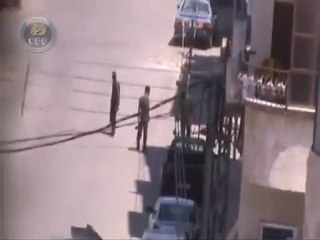 فري برس ريف دمشق الكسوة  اغلاق الطرقات من قبل الاحرار 9   5   2012 Damascus