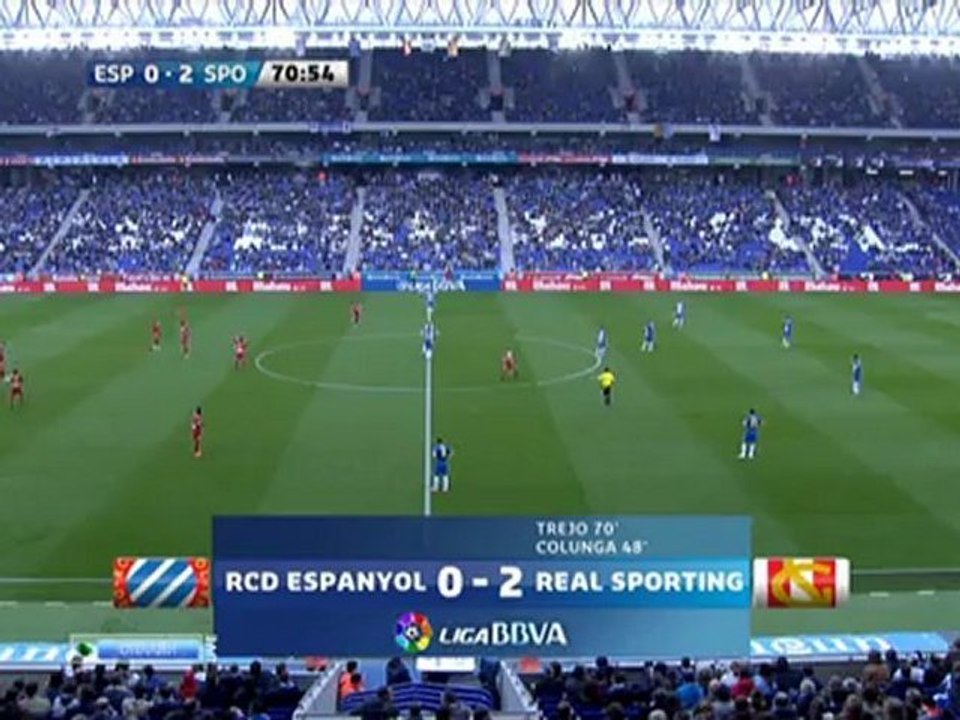 Чемпионат Испании 2011-12 / 36 тур / Эспаньол - Спортинг Хихон 2 тайм