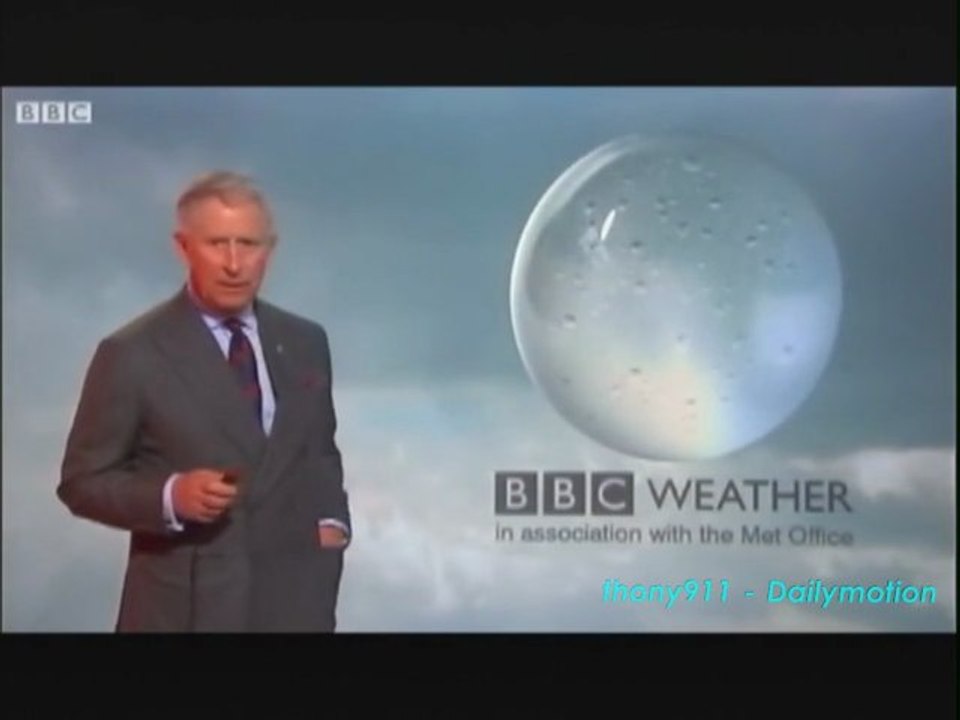 Le Prince Charles et Camilla présentent la météo sur la BBC