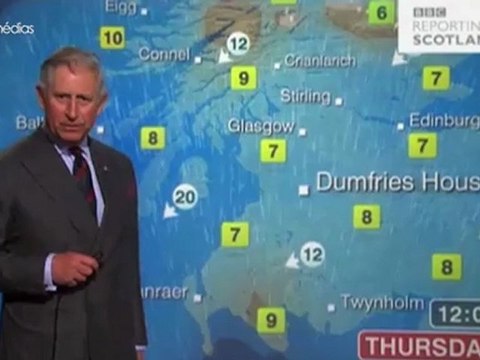 Le prince Charles présente la météo sur la BBC !