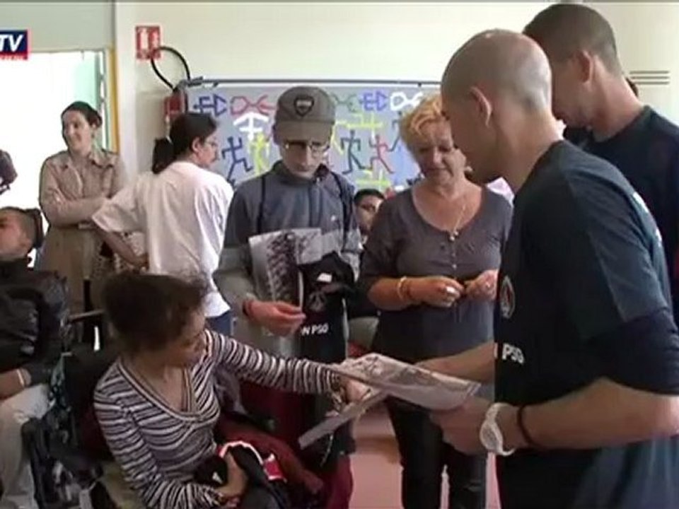 Chantôme, Jallet et la Fondation PSG à Richebourg