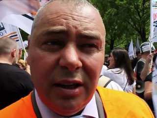 Manifestation des policiers - Frédéric Foncel, syndicat national police municipale