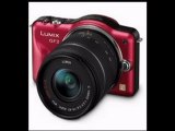 Panasonic Lumix DMC-GF3 12 MP Micro 4/3 Compact Camera 3-Inch Touchscreen 14-42mm Zoom Lens (Red)