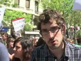 Espagne: manifestation d'étudiants contre les coupes budgétaires