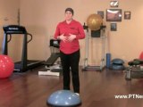 Jump Ups On BOSU Ball - Personal Training Exercise of the Day