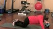 Modified Pushups with a Medicine Ball Roll - Personal Training Exercise of the Day