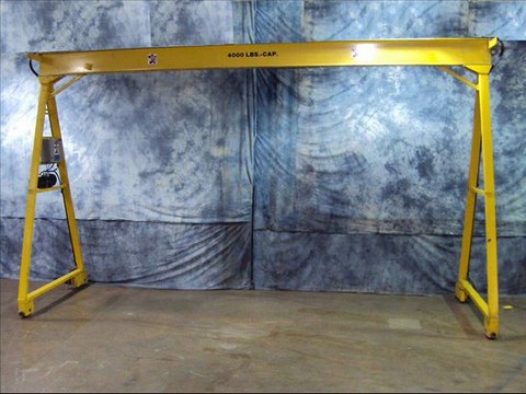 MTC Hydraulic Traveling Gantry Crane System HTG-18-10T1 4000 LB Capacity