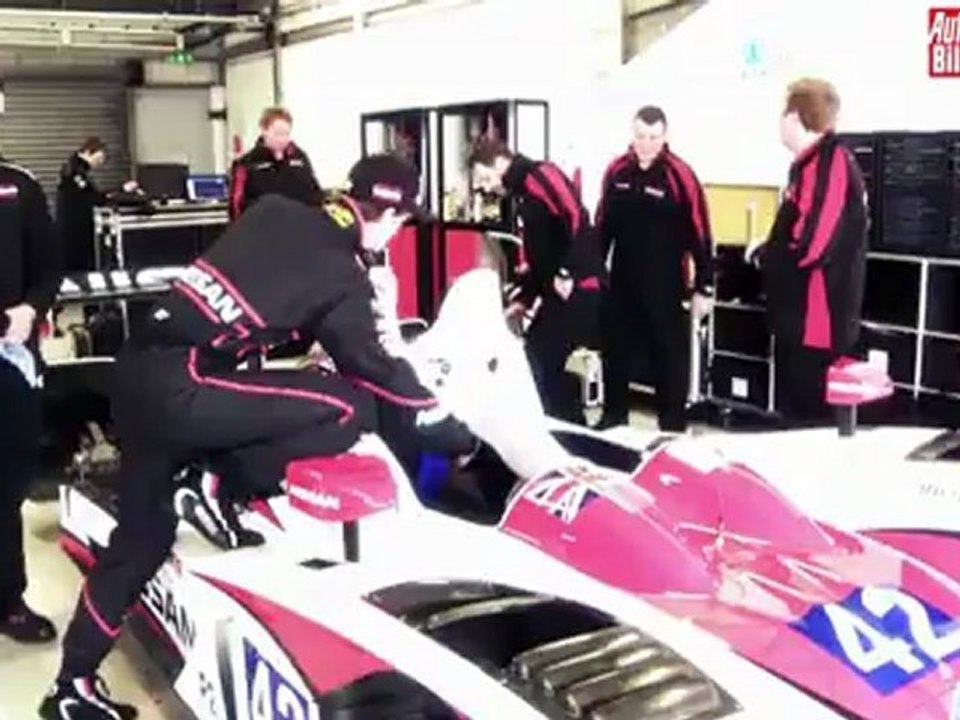 Lucas Ordoñez, primeras impresiones de su Nissan - Zytek Z11SN