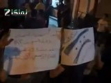 فري برس زملكا ريف دمشق ، مظاهرة مسائية حاشدة رغم الحصار  10 5 2012  ج 4 Damascus