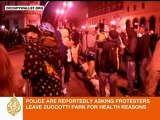 New York police evicting 'Occupy' protesters