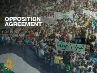 Arab mission warns Syria as opposition unites