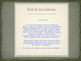 livre forts de nos richesses