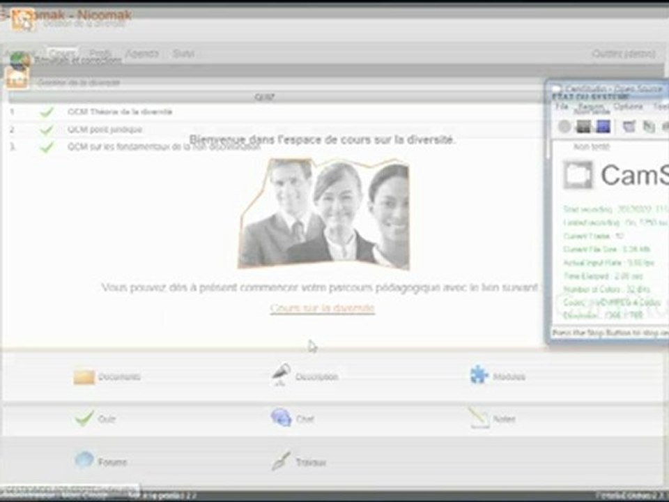 Plateforme e-learning Nicomak RSE