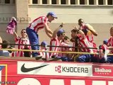 Atlético de Madrid celebra la victoria