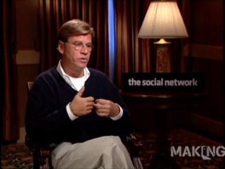 Aaron Sorkin Talks about Mark Zuckerberg's drink of choice and his research on 'The Social Network'.