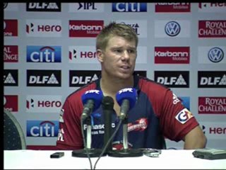 David Warner post match PC 11May