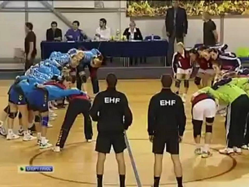 Finale 3ème place Lada Togliatti - Zvezda Zvenigorod / Championnat Russie Handball Féminin / Colère Trefilov