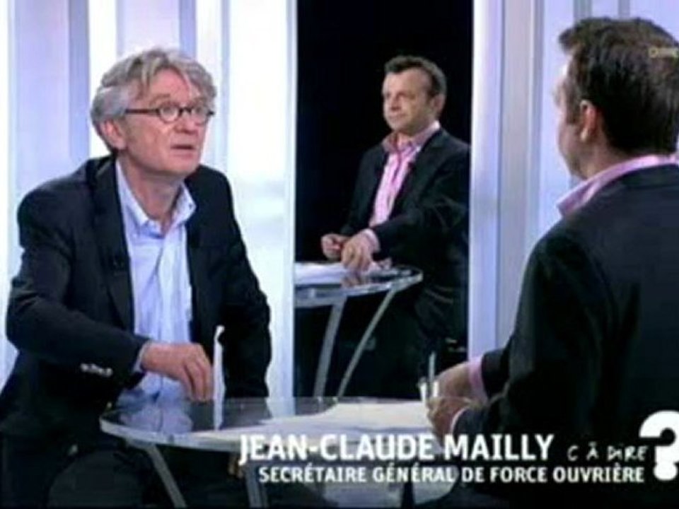 Jean-Claude Mailly sur France 5