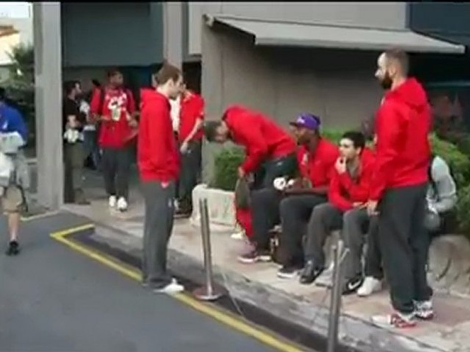 LAST PRACTICE BEFORE SEMIFINAL FINAL FOUR 2012