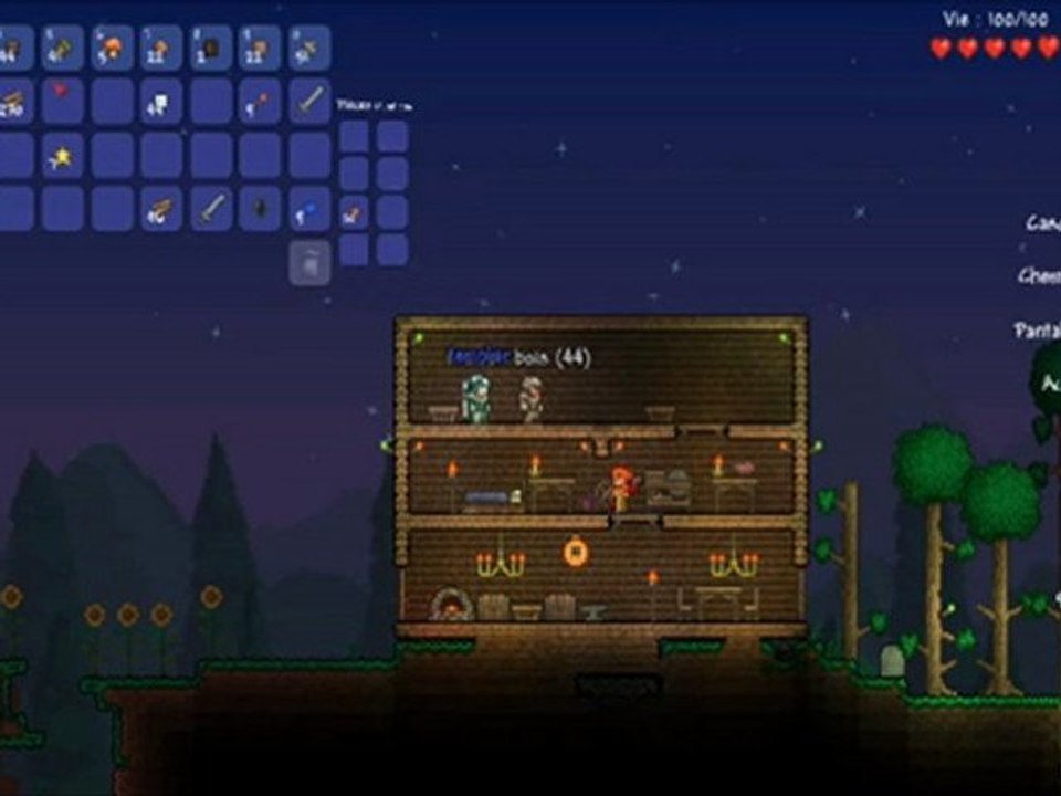 [Terraria_aventure]-Les Geeks de Terraria part_2 a la recherche de soie.