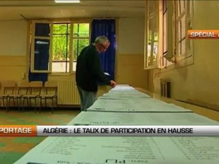 Algérie, le taux de participation en hausse