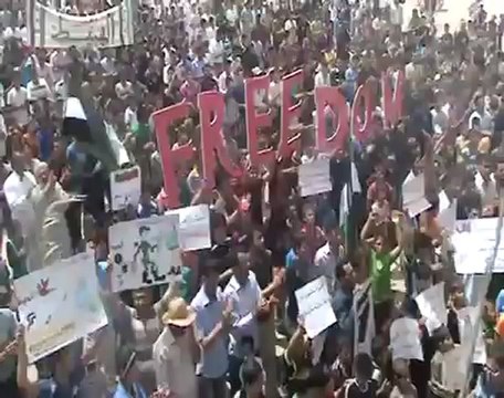 فري برس إدلب مظاهرة بلدة الهبيط جمعة نصر من الله 11 5 2012 Idlib