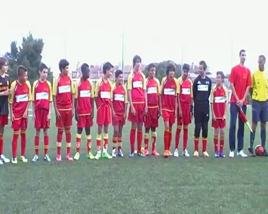 TOURNOI ETOILE CLARET MONTETY 2012 U13 - Protocole entrée finale