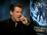 Percy Jackson and The Lightning Thief - Exclusive Interview With Logan Lerman & Pierce Brosnan