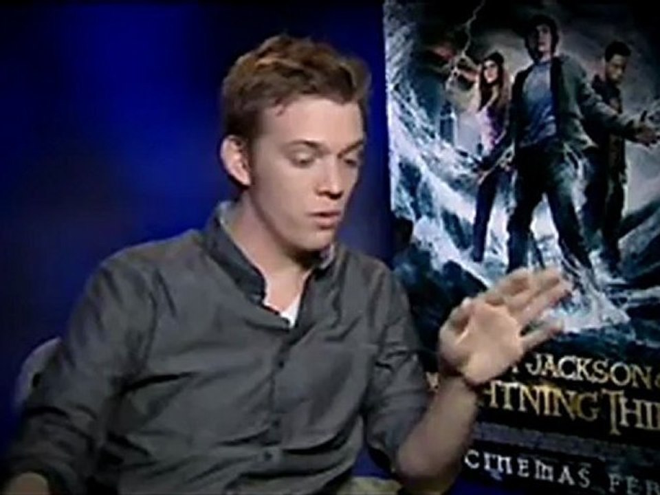 Percy Jackson and The Lightning Thief - Exclusive Interview With Brandon T. Jackson, Jake Abel & Alexandra Daddario