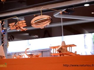 La présentation du ballon dirigeable solaire héliobil