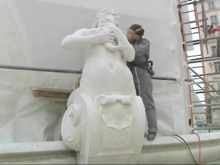 Rénovation de la fontaine des Jacobins