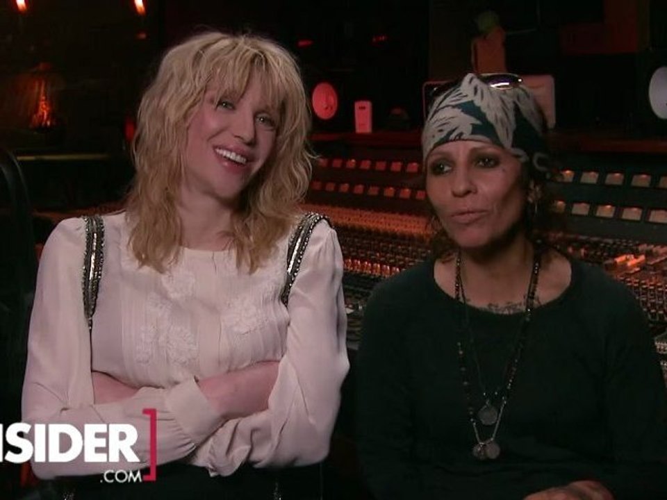 Courtney Love & Linda Perry - The Insider (05/09/12)