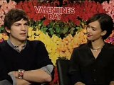 Valentine's Day - Exclusive Interview With Ashton Kutcher, Jessica Alba, Topher Grace And Emma Roberts