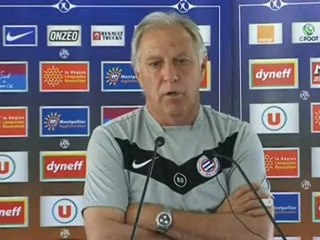 Girard confiant avant la rencontre Montpellier Lille