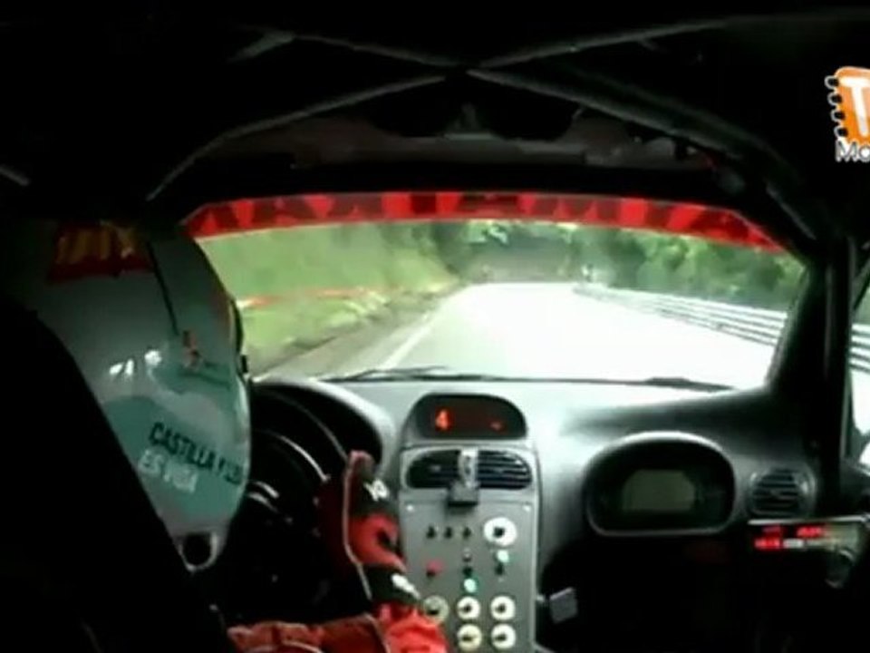 Cámara interior J.J.Abia (Peugeot 206 WRC) Subida a Santo Emiliano 2011