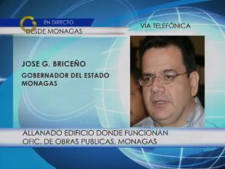 Gobernador Briceño denuncia que pretenden quitarle los vehículos a su despacho