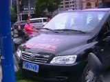 Chinese Father Leaps Out Moving car to Save Child