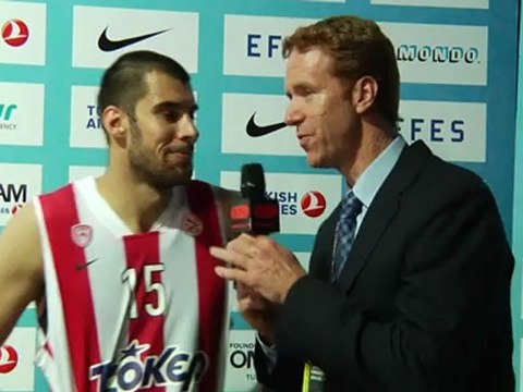 Post-game interview: Georgios Printezis, Olympiacos Piraeus
